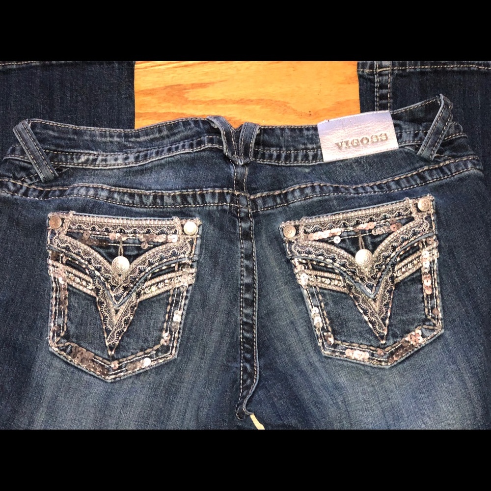 VIGOSS Jeans, Worn Once. Size 11/12, Length 33